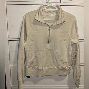 Gap Women's Cream Half-Zip Sweater